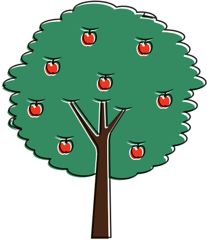 Fruit Apple Tree Agriculture Nature Botanical - Trunk (550x550)