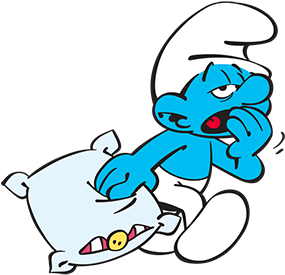 Lazy Smurf, May - Lazy Smurf (350x350)