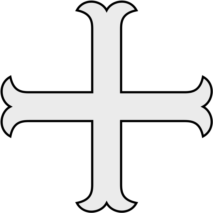 Coa Illustration Cross Moline - Stencil (768x768)