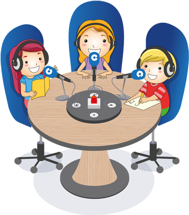 Escuela De Radio - Radio En La Escuela (385x434)