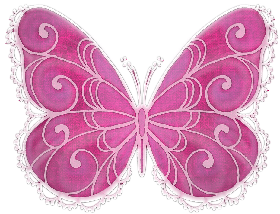 Pink Butterfly Clipart 21, - My Daily Summer Journal: Girls Pre-k (936x720)