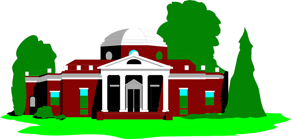 Illustration Of Monticello In Virginia - Monticello Clipart (958x459)