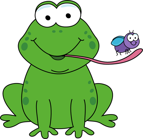 Black And White Sun Clipart - Green And Speckled Frog (500x486)