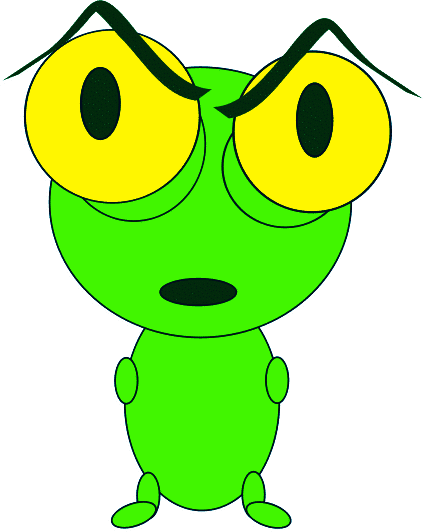 Image For Upset Frog Animal Clip Art - Angry Frog Clipart (423x532)