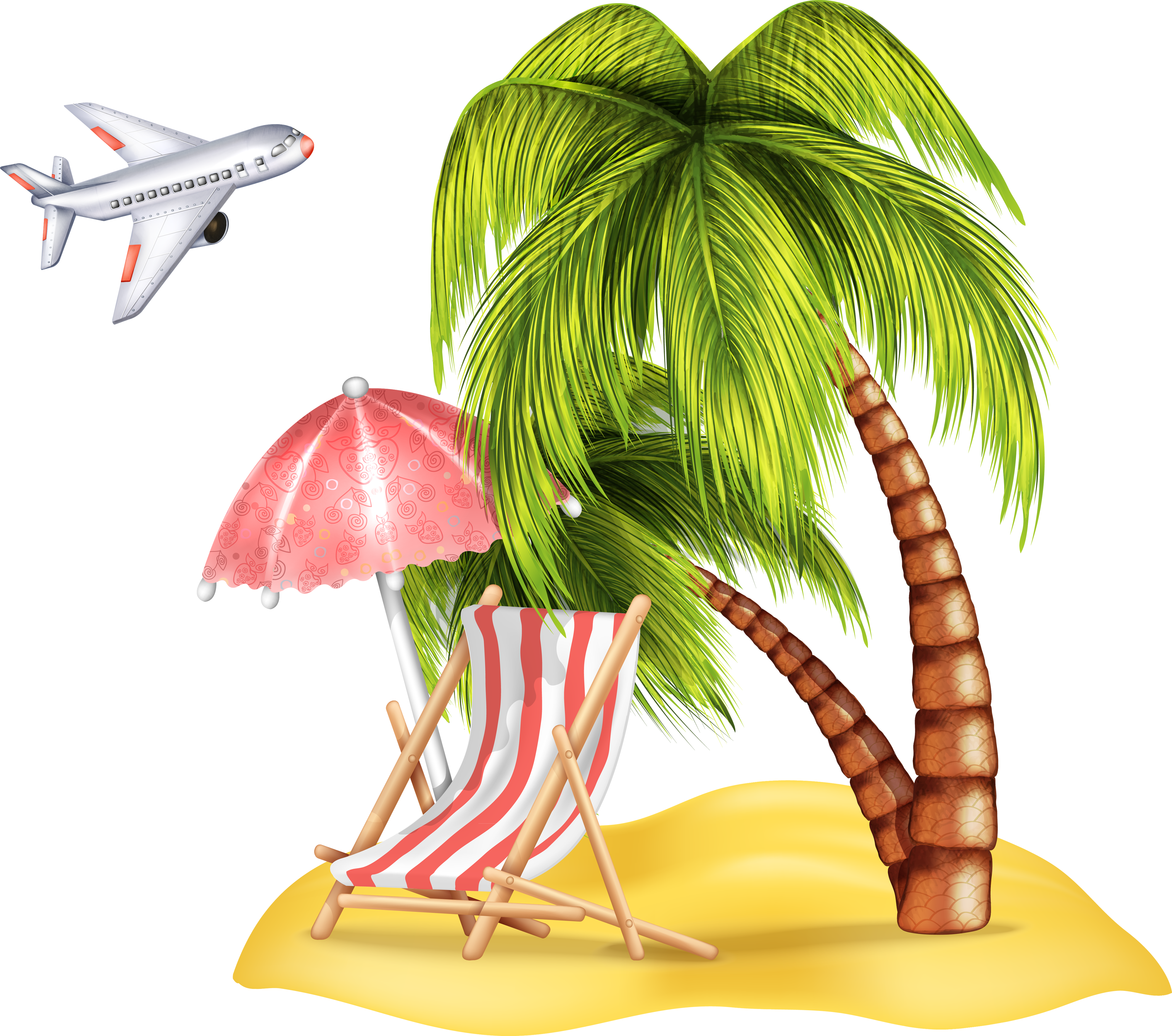 Palm Islands Beach Clip Art - Palm Islands Beach Clip Art (4000x3537)