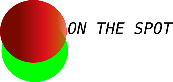 On The Spot For Bloggers Logo Clip Art - Circle (600x285)