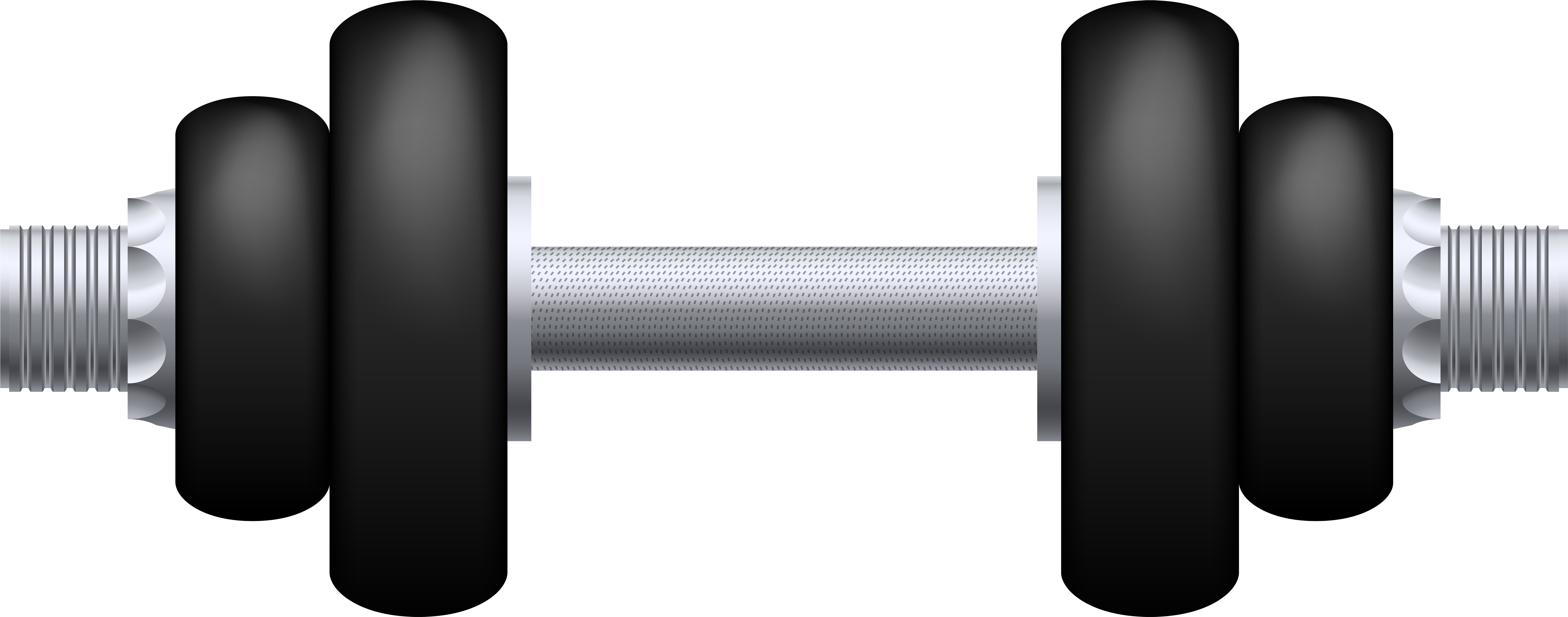 Dumbbells Png Clip Art Image - Dumbbell Clipart Png (8000x3212)
