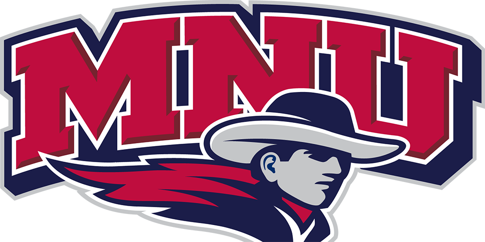 Mnu Logo With Pioneer Icon - Midamerica Nazarene University Mascot (1000x500)