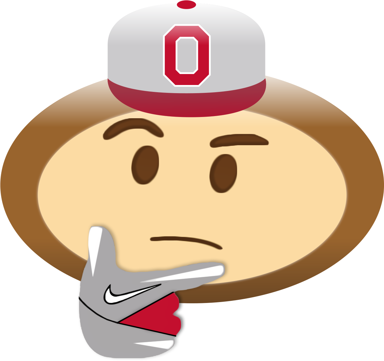 The Ohio State University Athletics - Ohio State Buckeyes Emoji (1500x1500)