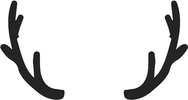 Tall Antlers Rubber Stamp - Tall Antlers Rubber Stamp (600x600)