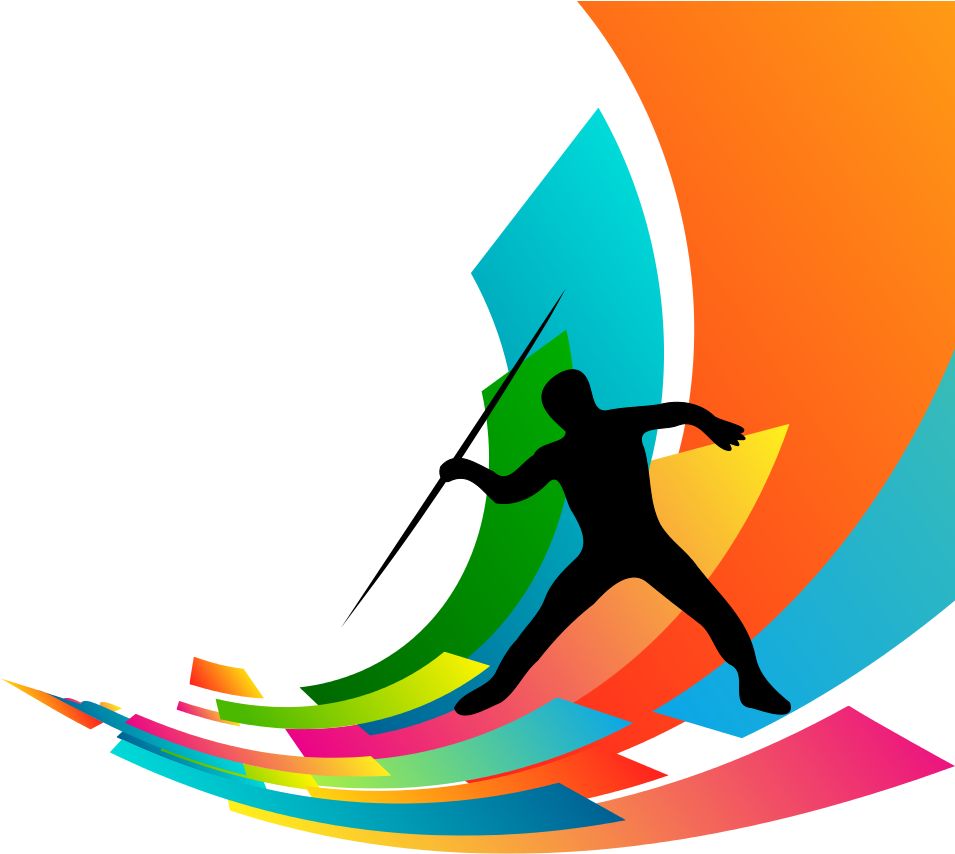 Javelin Throw Athletics Clip Art - Javelin Throw Athletics Clip Art (954x972)