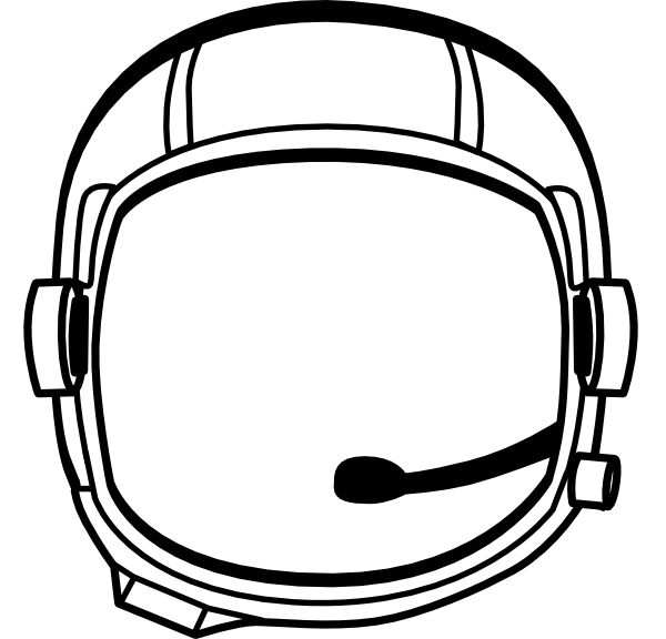 Space Suit Astronaut Outer Space Clip Art - Astronaut Helmet Png (600x576)