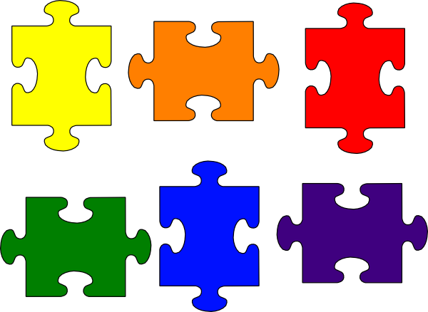 PUZZLE PIECES SVG Puzzle Pieces Clipart Puzzle Pieces Svg 