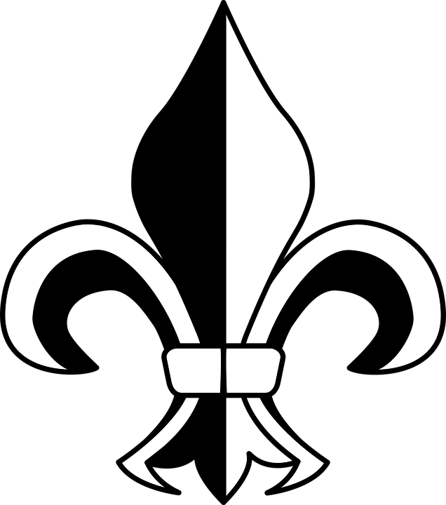 Flor De Lis - Clip Art Fleur De Lis (636x720)