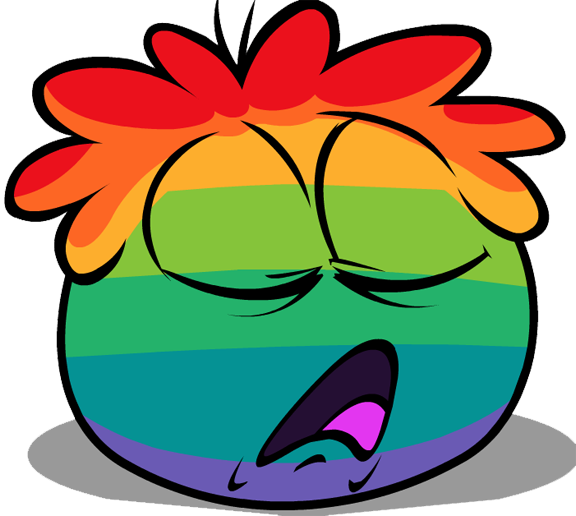 Club Penguin Clip Art - Puffle Sleepy (576x516)