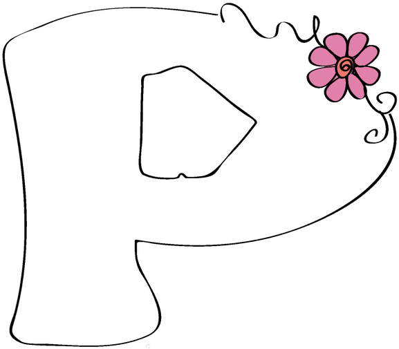 Flor - P - Creaciones Claudia Letras (600x528)