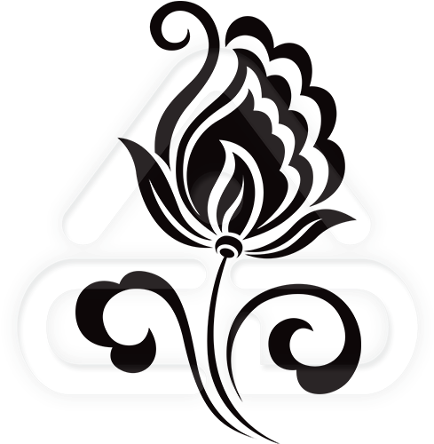 Botao De Flor Tribal - Dusutti Ka Dizain (500x500)