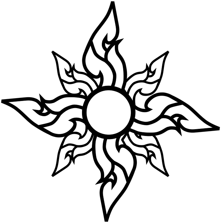 Rose Drawing Outline 25, Buy Clip Art - Drawings Of Stars And Flowers (714x720)