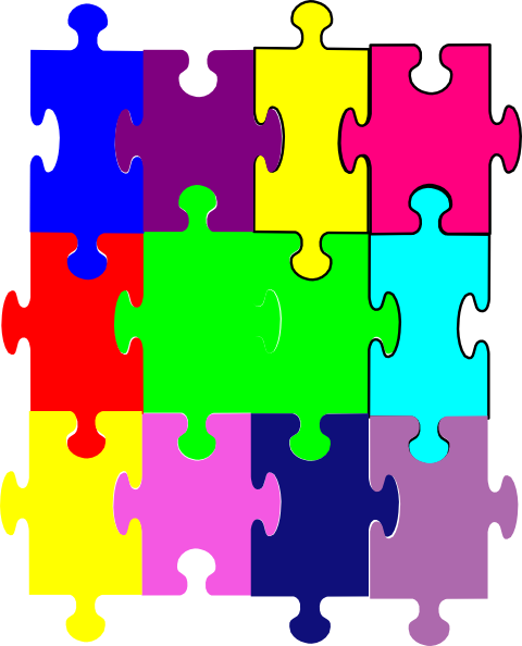 Clipart - Jigsaw Puzzle - Jigsaw Puzzle Clipart (480x594)