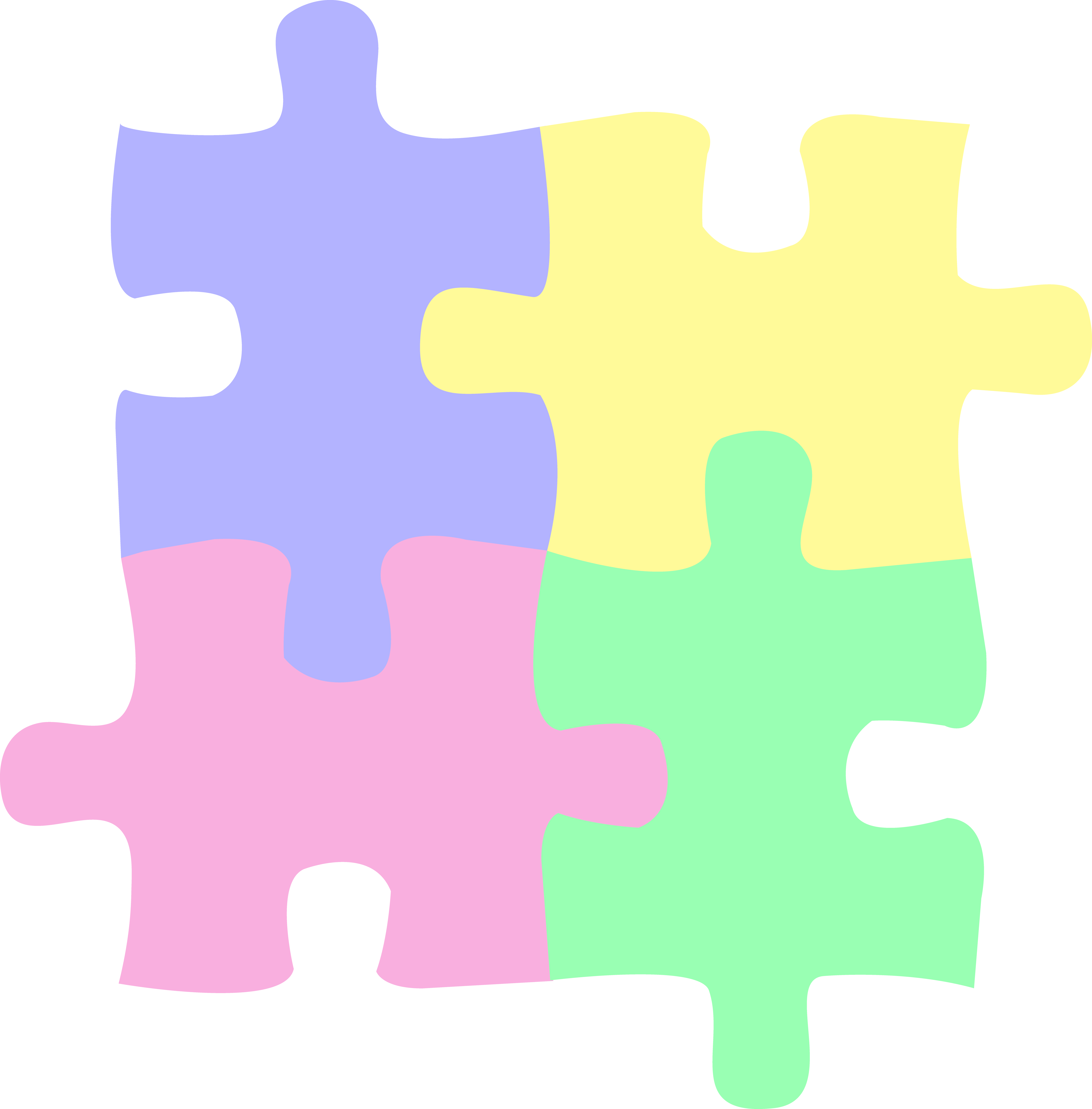 Puzzle Pieces Clip Art (5617x5703)