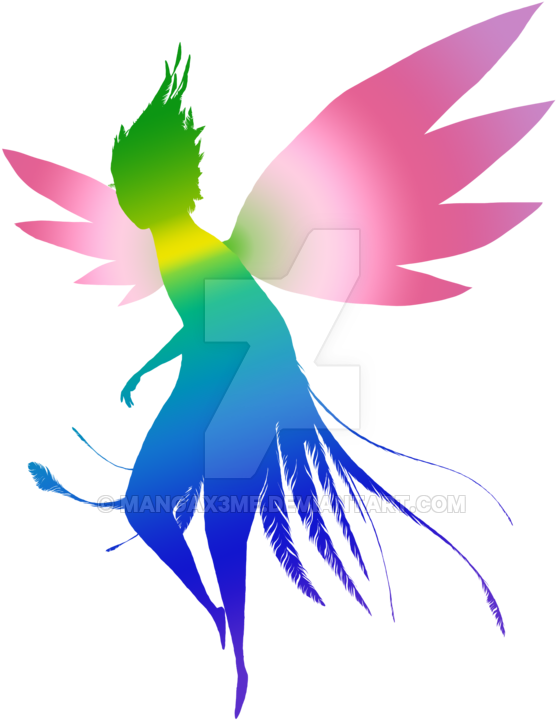 Tooth Fairy Silhouette Design By Mangax3me - Toothiana Png (600x800)