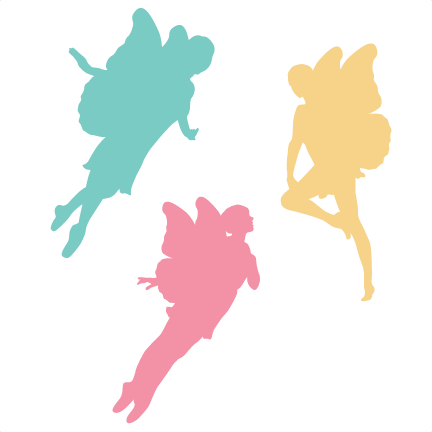 Fairy Silhouettes Svg Cutting Files Fairy Svg Cut Files - Simple Fairy Silhouette Png (432x432)