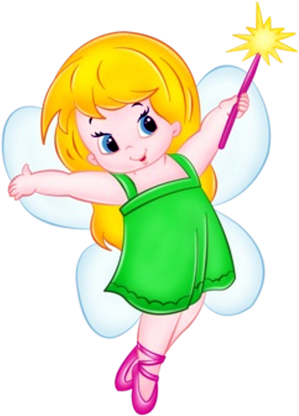 Baby Fairies Cartoon Clip Art - Cute Baby Fairy Cartoon (600x600)