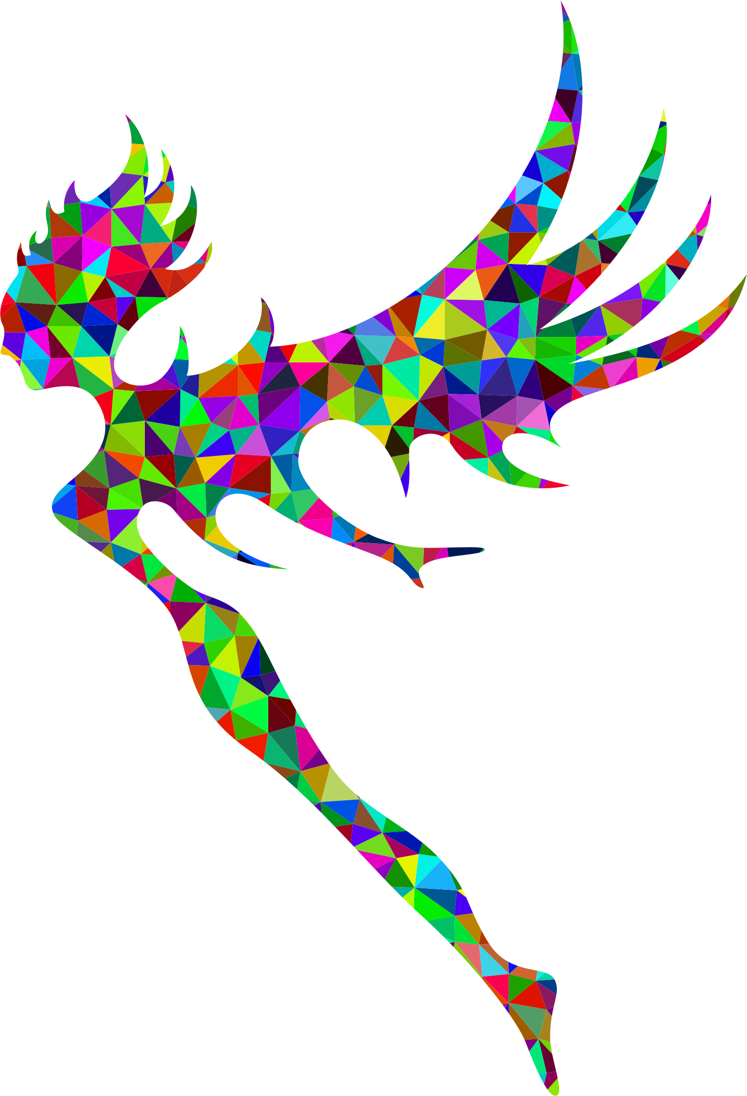 Low Poly Fairy - Portable Network Graphics (1526x2238)