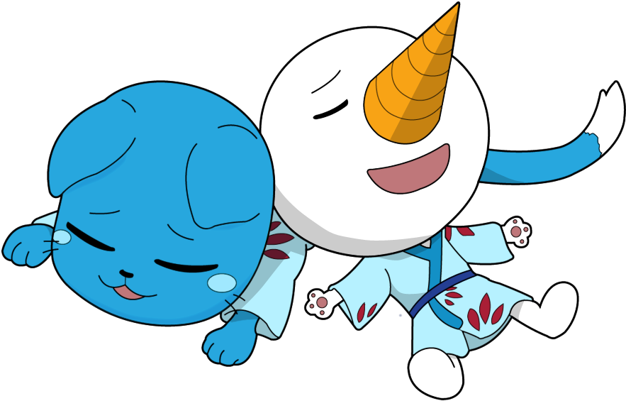 [render Anime ] Fairy Tail - Happy And Plue Fairy Tail (900x583)