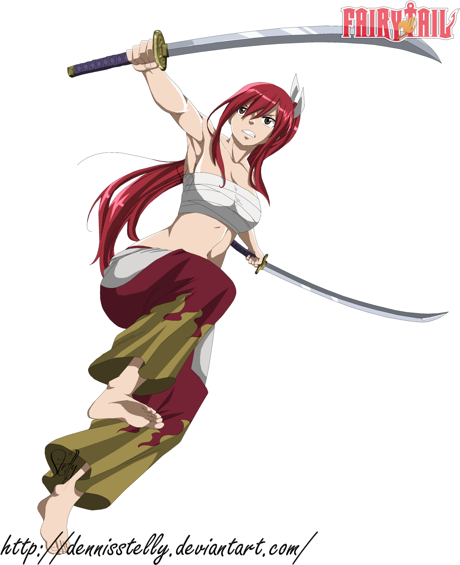 Fairy Tail - Fairy Tail Erza Feet (1600x1946)
