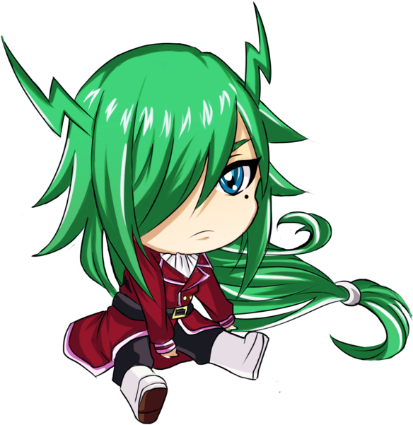 [gift] Fairy Tail - Fairy Tail Chibi Freed (600x706)