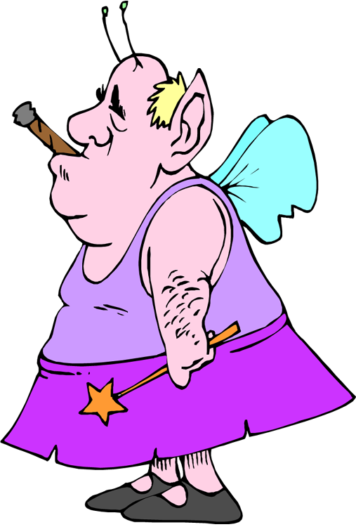 From Clipart - Com - Fairy Godfather Clipart (507x750)