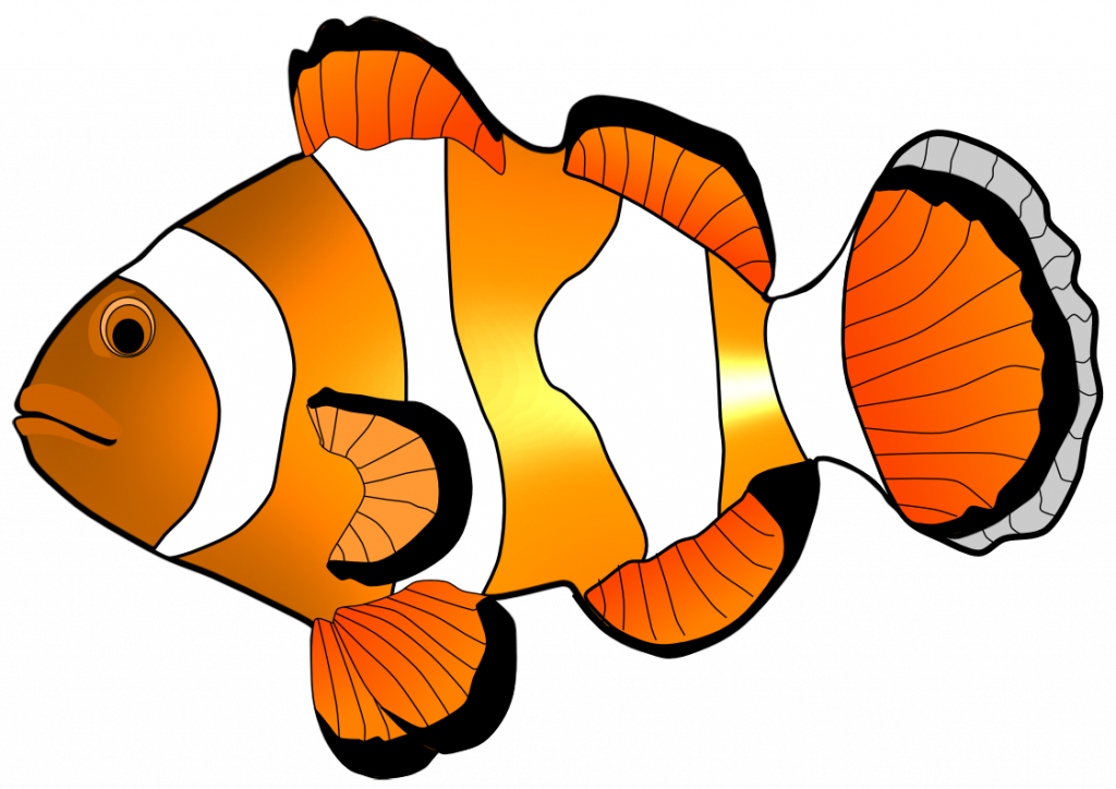 Peaceful Design Ideas Clip Art Fish Clipart Free And - Clown Fish Clipart (1024x724)