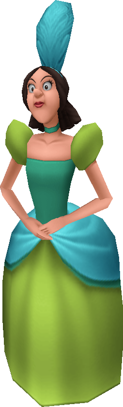 Cinderella's Stepsisters Clip Art - Anastasia And Drizella Kingdom Hearts (254x838)