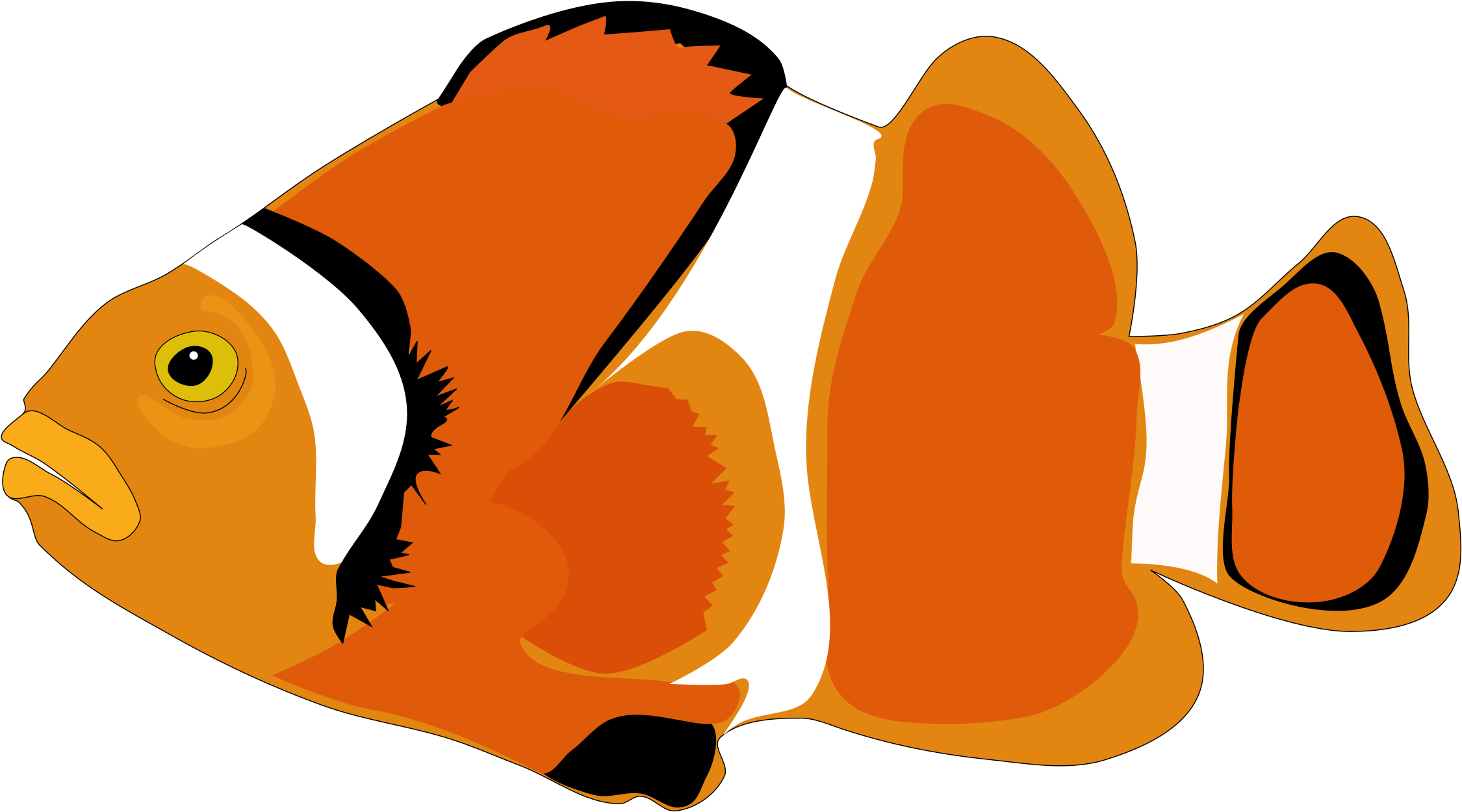 Big Image - Sea Fish Cartoon Png (2400x1800)