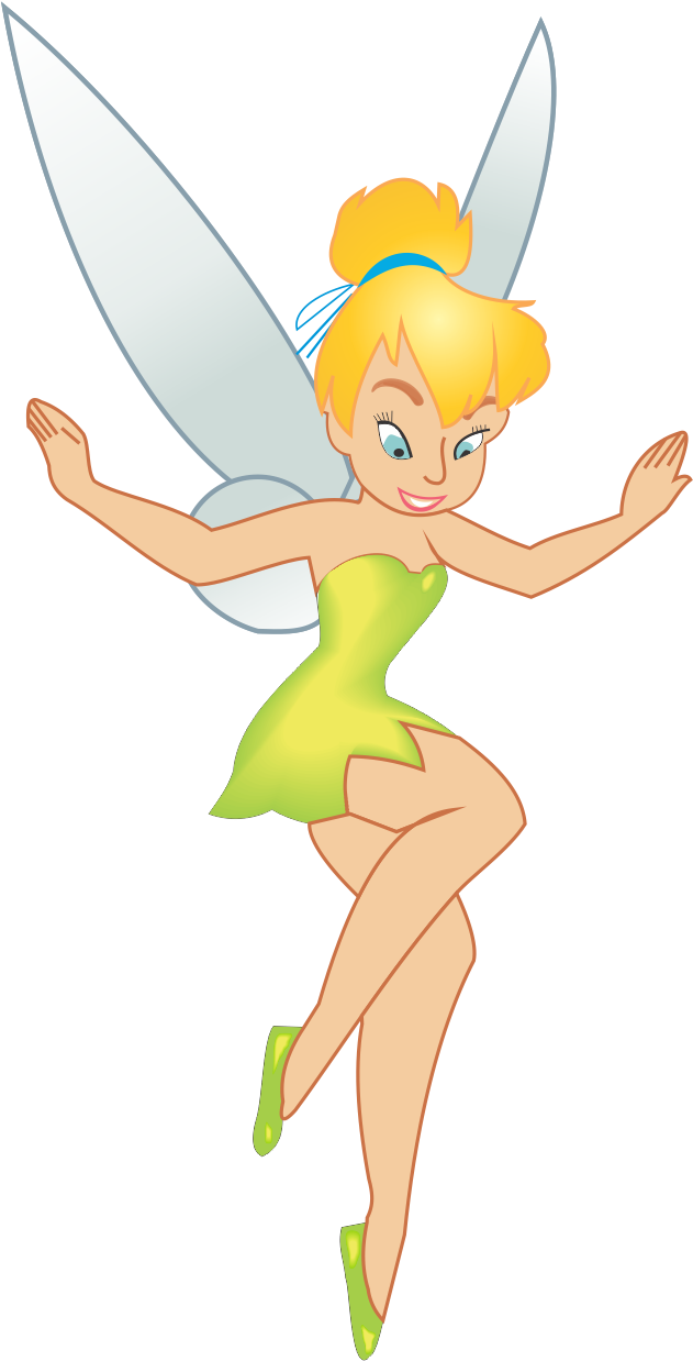 Tinkerbell Campanita Logo Vector - Transparent Tinker Bell (901x1270)