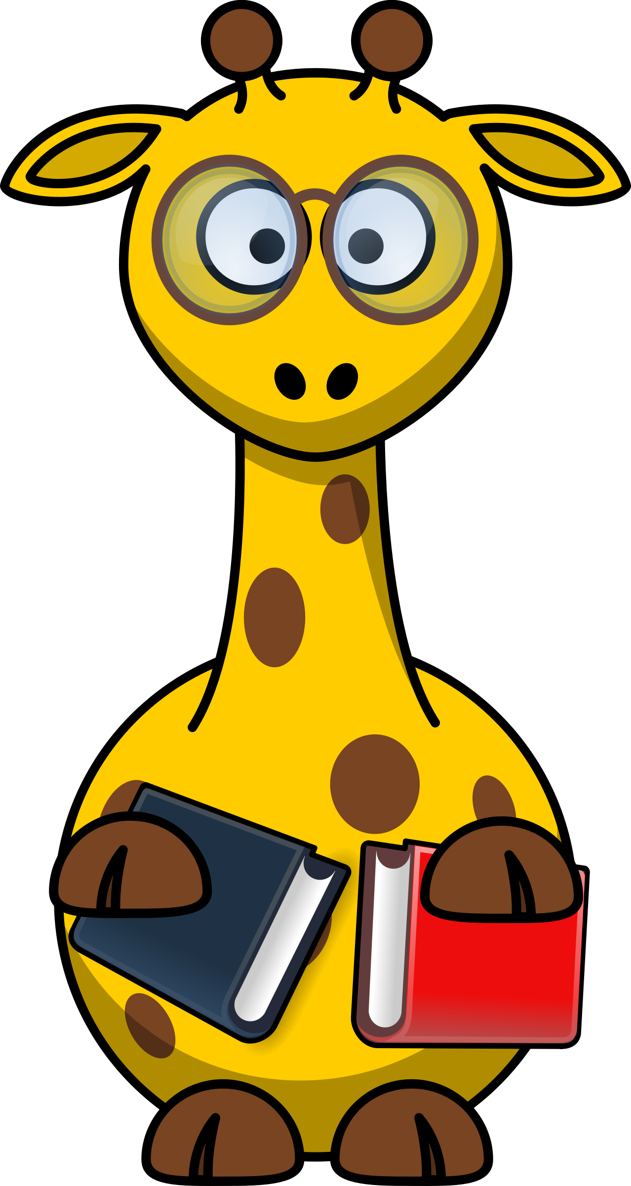 Big Image - Cartoon Giraffe (1278x2400)