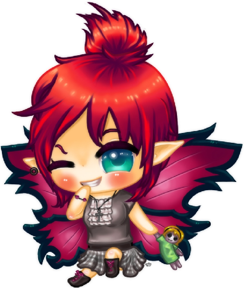 Cute Fairies Cartoon Clip Art Images - Fairies Chibi (600x600)