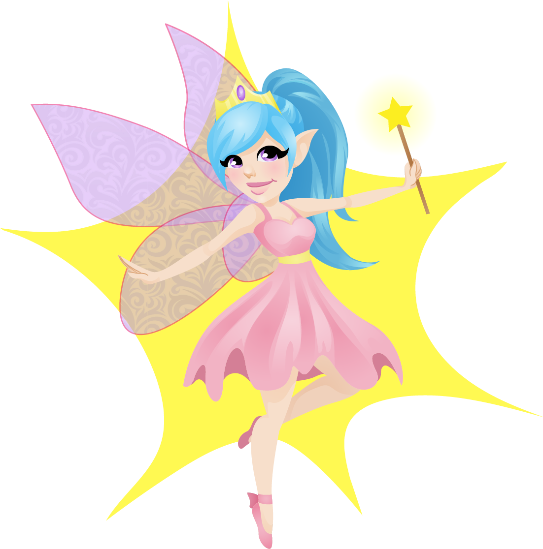 Fairy Clipart Public Domain - Illustration (1101x1127)