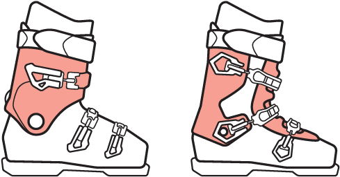 Skiing Clipart Pair Skis - Ski Boots Clip Art (600x328)