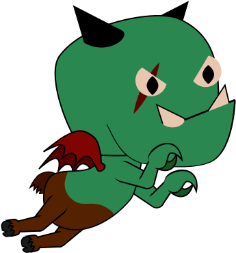 Skratch The Imp - Cartoon (600x500)