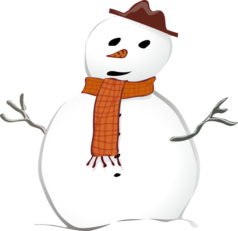 Interesting Snowman Clipart Scarf With Snowman Background - Snowman Clip Art (2400x2321)