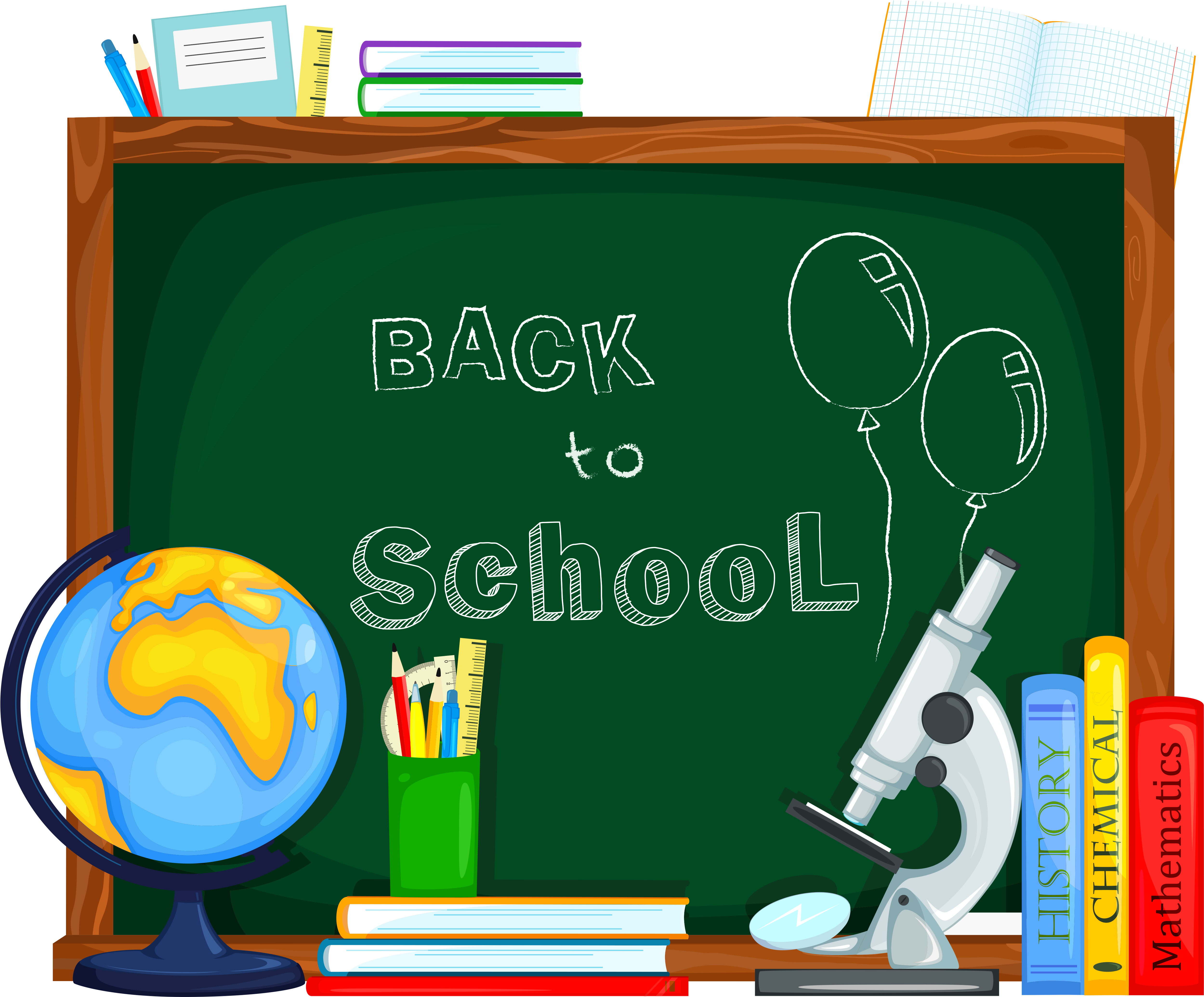 Back To School Free Clipart (5144x4294)