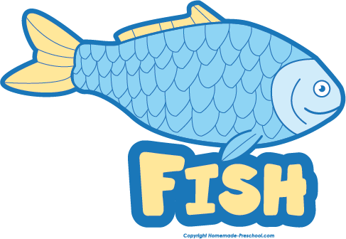 Free Food Groups Clipart Fish With Names - Fish Clipart Name (487x336)