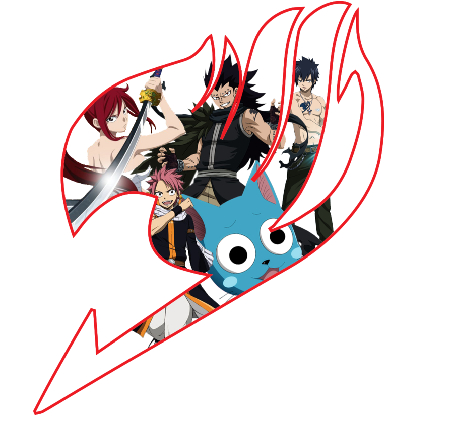 My Fave Fairy Tail Characters By Mikethelgnd - Fairy Tail Logo Characters (900x875)