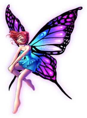 Fairies Clipart Png Png Images - Animated Moving Fairy (400x441)