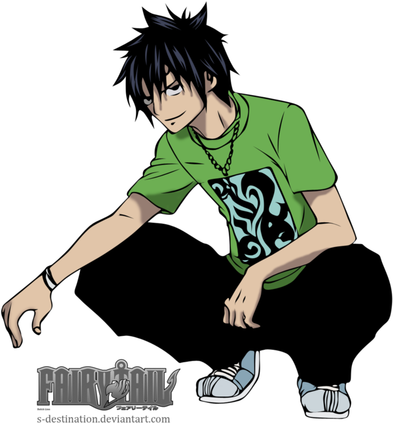 Fairy Tail Gray Fullbuster By Spitfire95 - Logo Fairy Tail Gray (864x924)