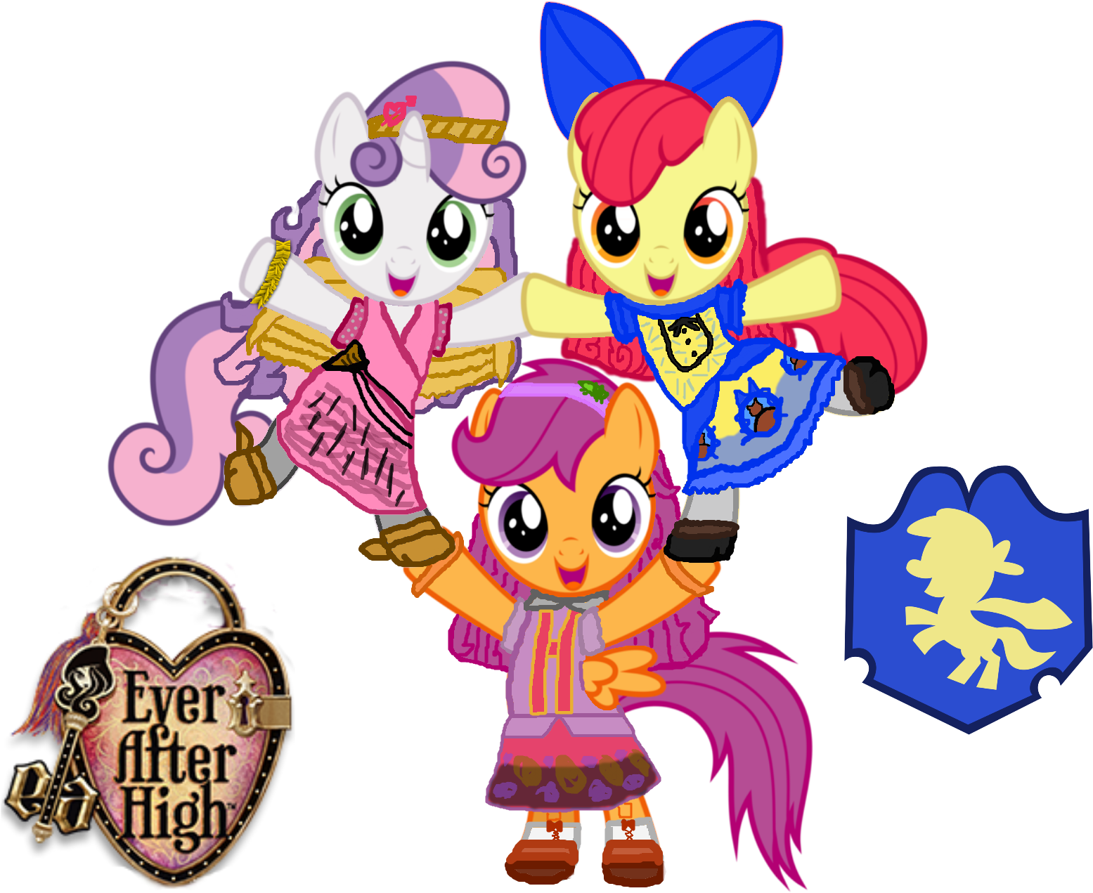 Yay By Thunderfists1988 We Are The Cutie Fairy Tale - Ever After High As My Little Pony (1600x1300)