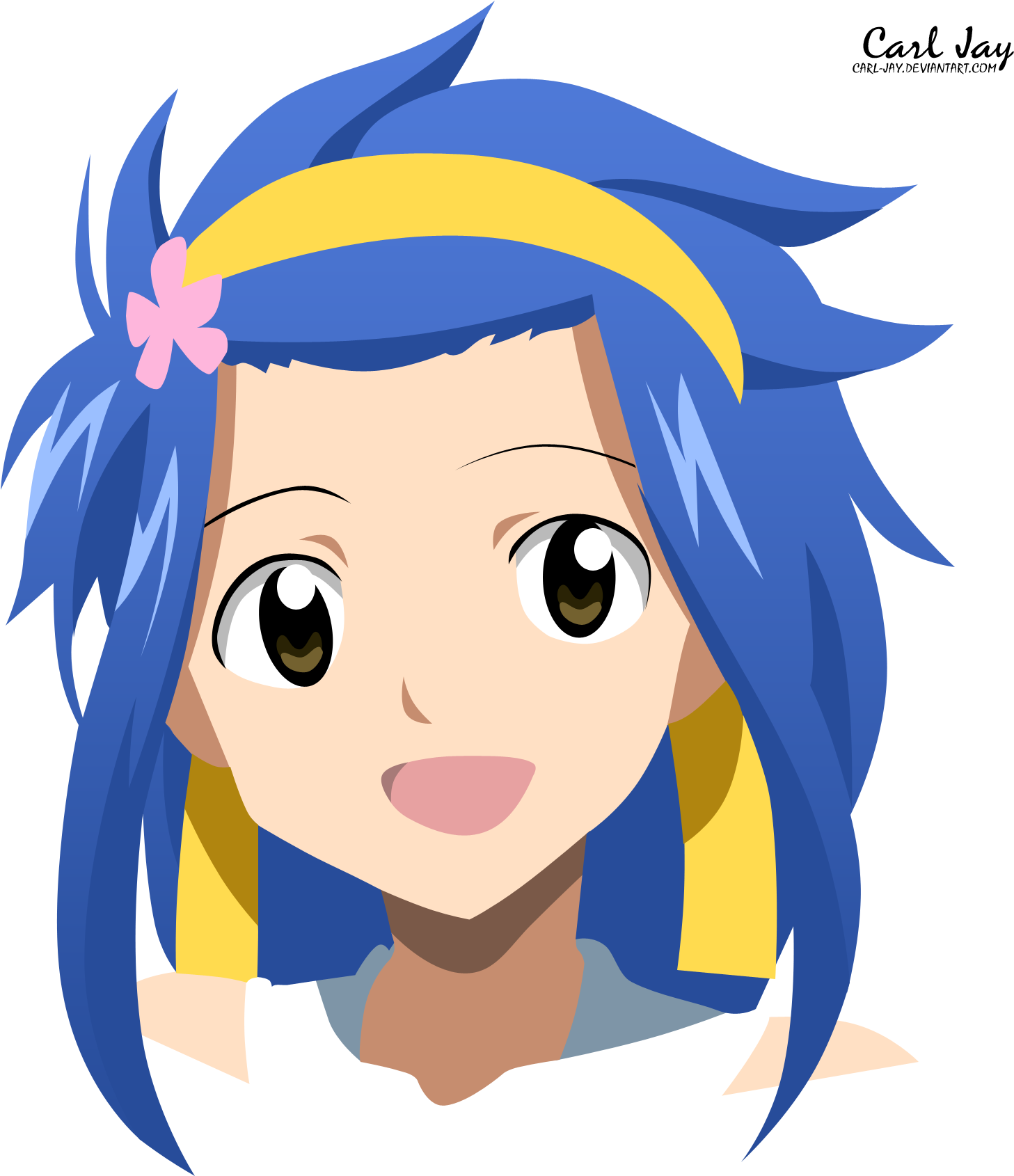 Levy Mcgarden Of Fairy Tail By Carl-jay - Levy Fairy Tail Chibi (1775x1733)