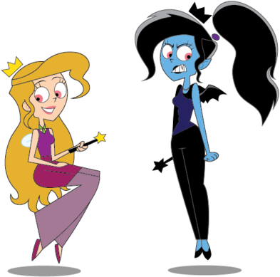 Fairly Odd Parents Ocs By Aquamarie1995 - Fairly Odd Parents Art Style (400x407)